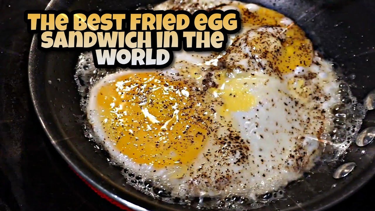 The Best FRIED EGG Sandwich In The WORLD!!!