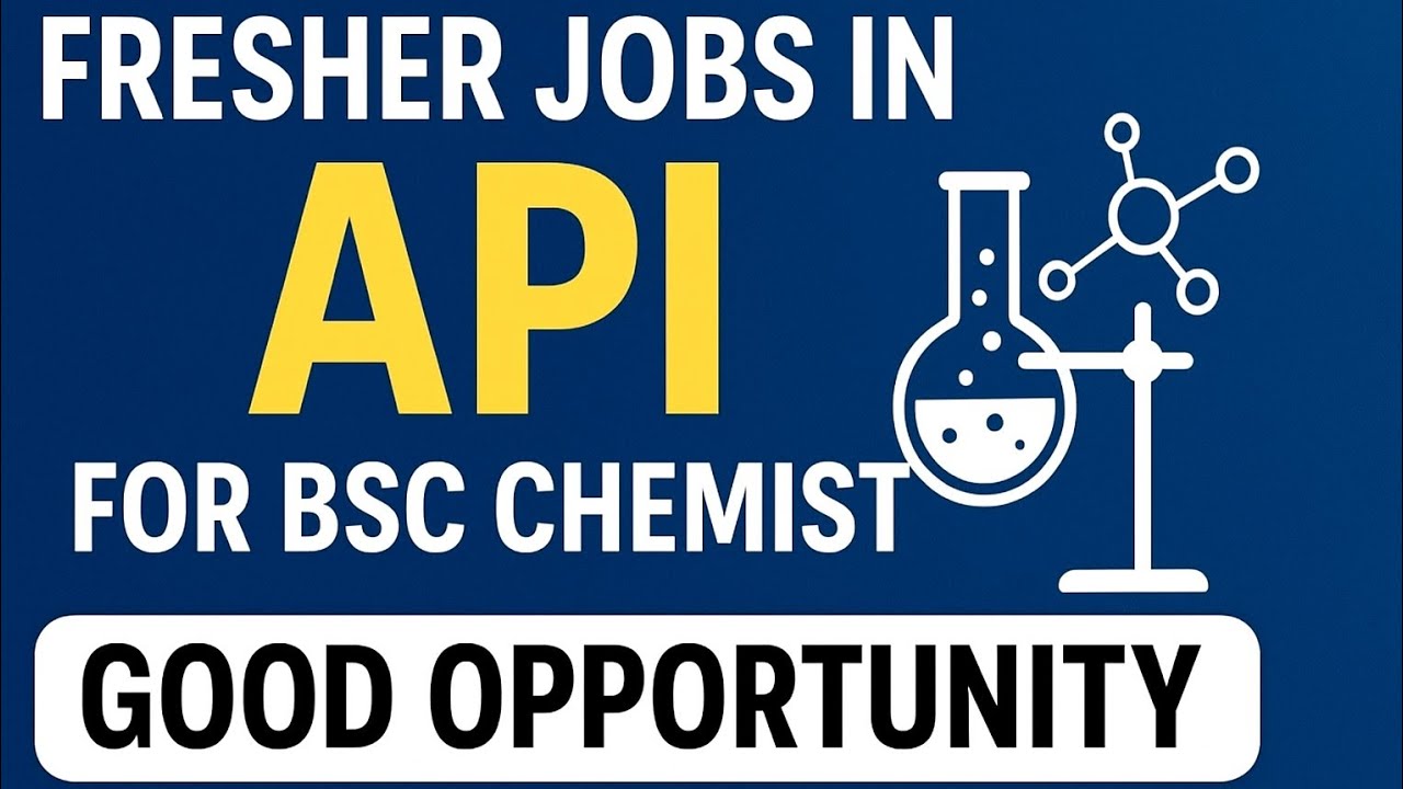 BSc Chemistry Fresher Jobs