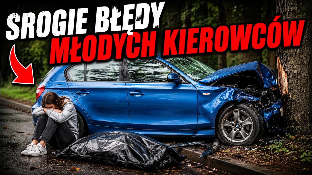 BŁĘDY młodych kierowc&oacute;w! Nigdy TAK nie r&oacute;b
