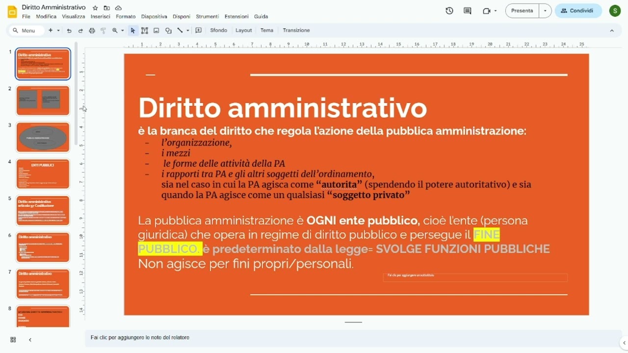 Diritto amministrativo: lezione 1