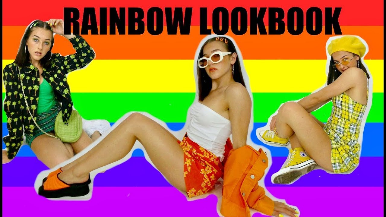 RAINBOW LOOKBOOK!