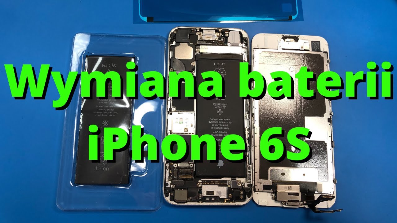 Wymiana baterii iPhone 6S - Serwis Naprawa iPhone Poznań