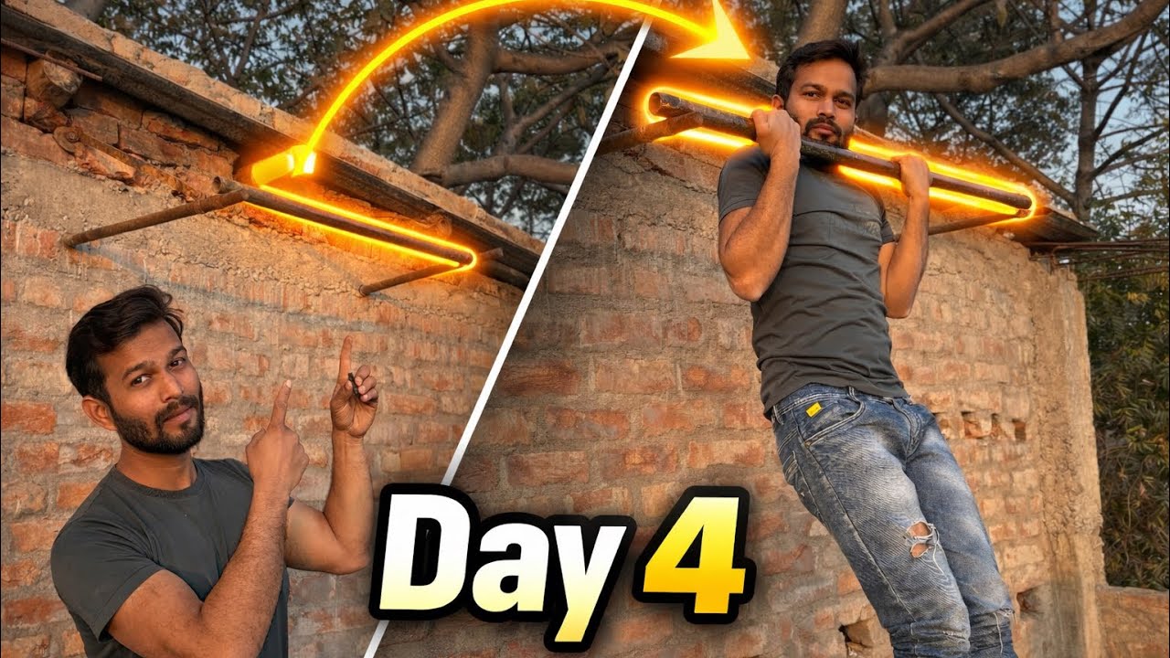 Making a Pull-up Bar from Scape Materials 🛠️