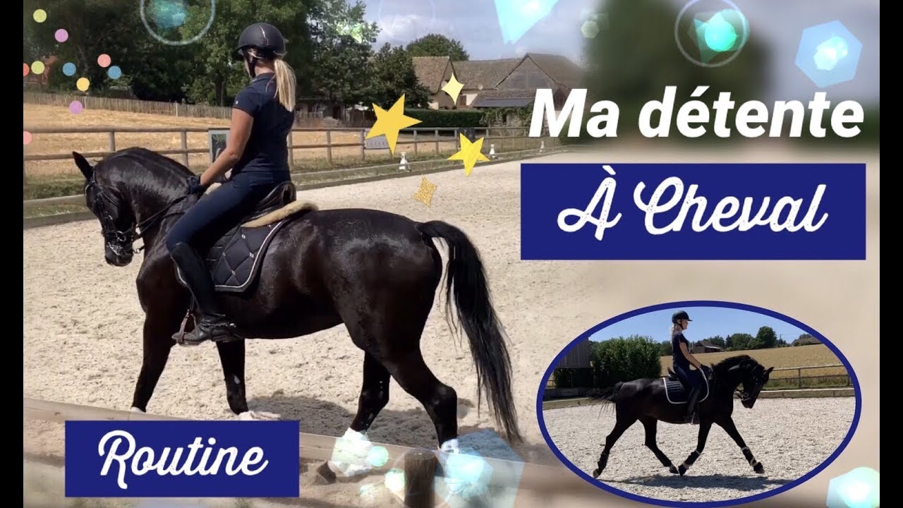 Ma détente à cheval !! 💙 Une détente commentée ! 💪💛