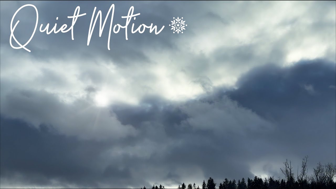 Drifting Clouds & Ambient Music | A Quiet Moment to Slow Down