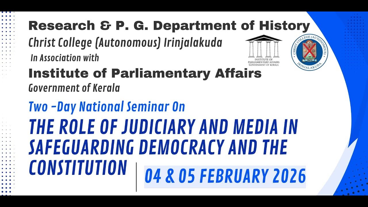 Two -Day National Seminar | Research & P. G. Department of History