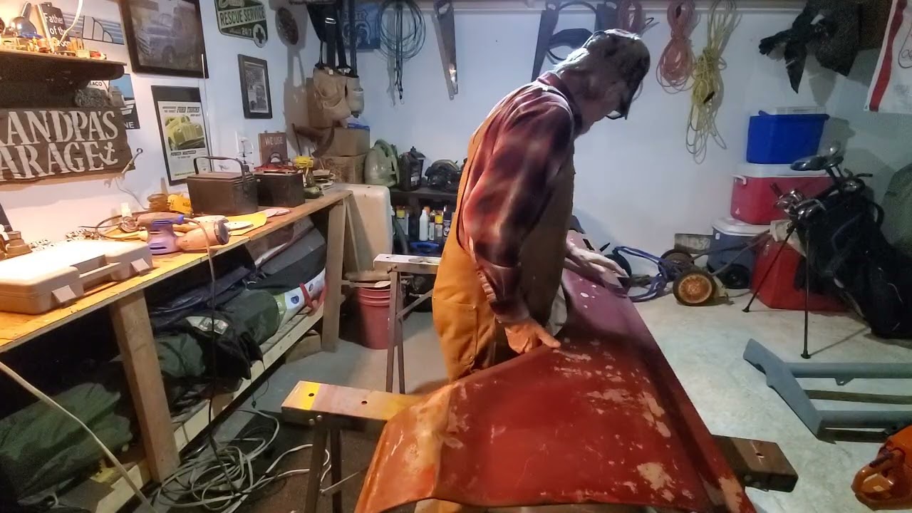 More sanding on the fender today 