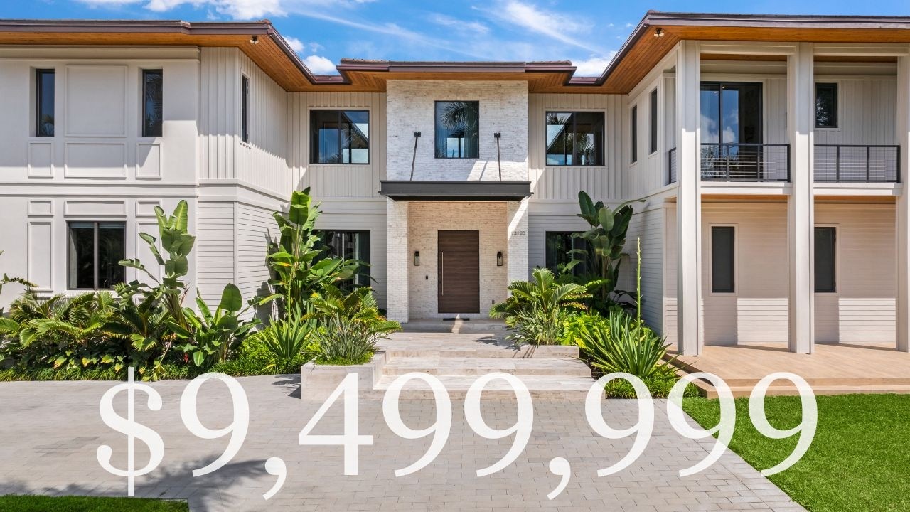 Miami $9.9M Luxury Home Tour | 7-Bed Estate with Summer Kitchen & Club Room | 13120 Old Cutler Rd