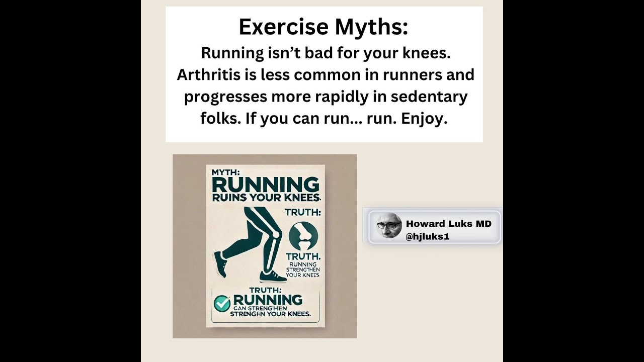 Should I run if I have arthritis in my knee?
