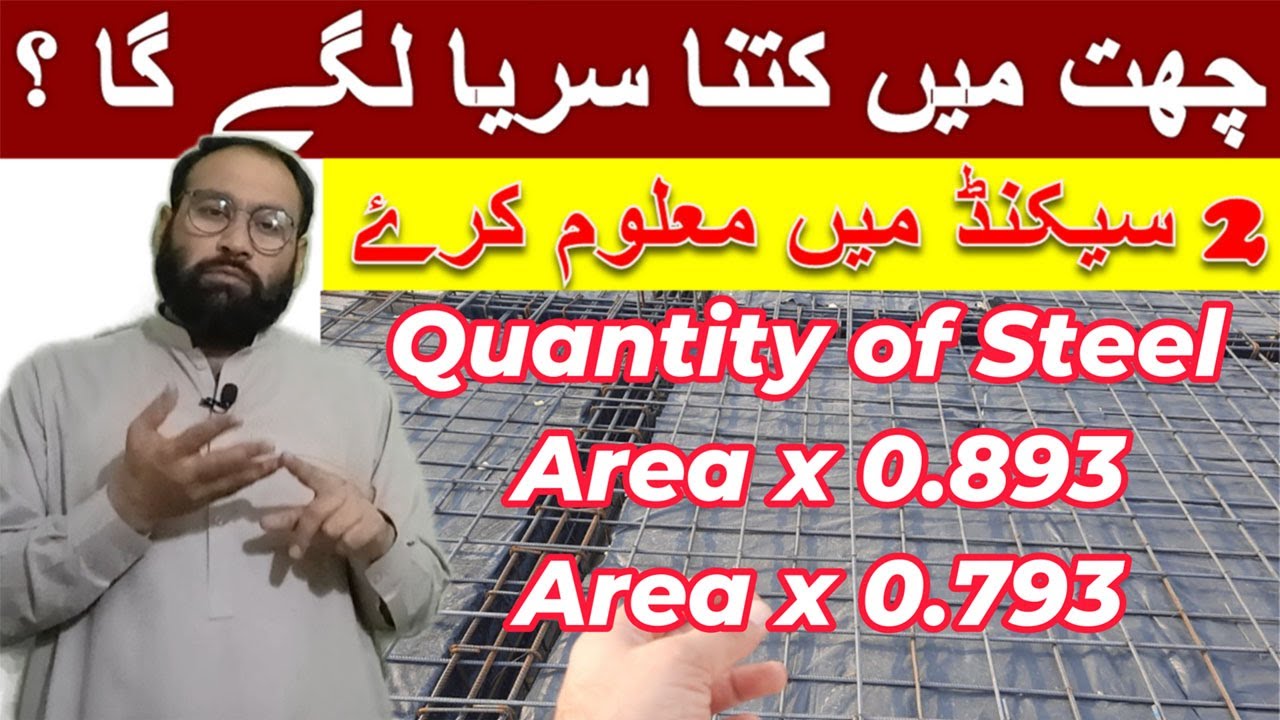 How to Find Steel Quantity in RCC Slab | Simple Formula for Everyone