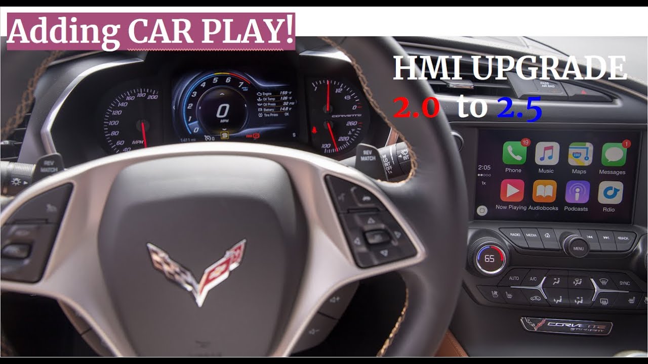 Adding Apple Carplay to 2014 Corvette C7, HMI 2.0 to 2.5