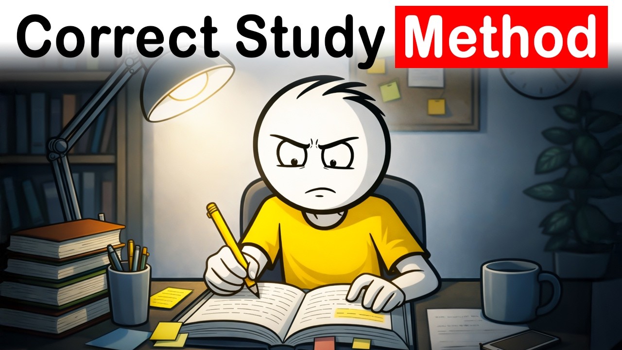 Learn How To Actually Study Before It’s Too Late (The Correct Way To Study)