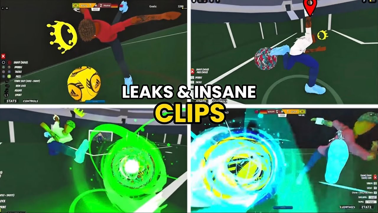 Realistic Street Soccer INSANE Clips And LEAKS! (Roblox)