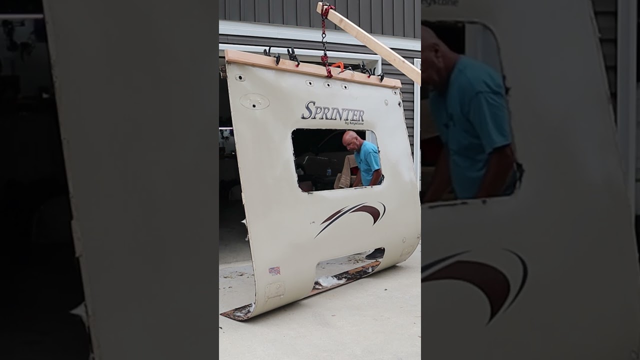 Repairing a Rotten RV Wall #RV Repair #diy