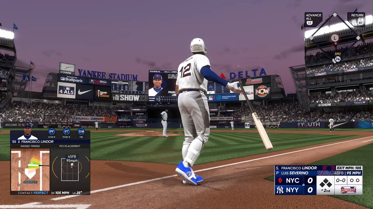 Lindor Lifts Off in the Bronx