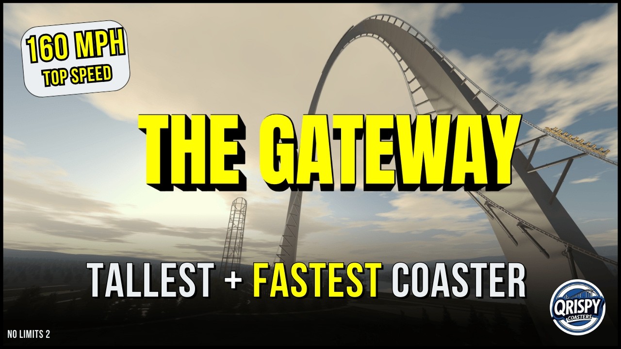 World’s Tallest + Fastest Coaster POV (160 MPH) | The Gateway [NoLimits 2]