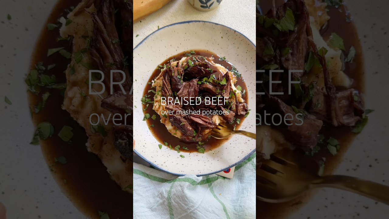 The BEST Braised Beef #braisedbeef #slowcooked #comfortfood
