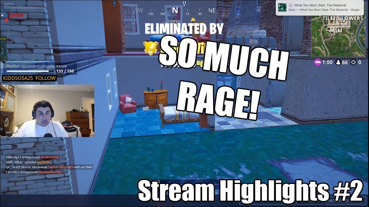 SO MUCH RAGE - Fortnite Stream Highlights #2