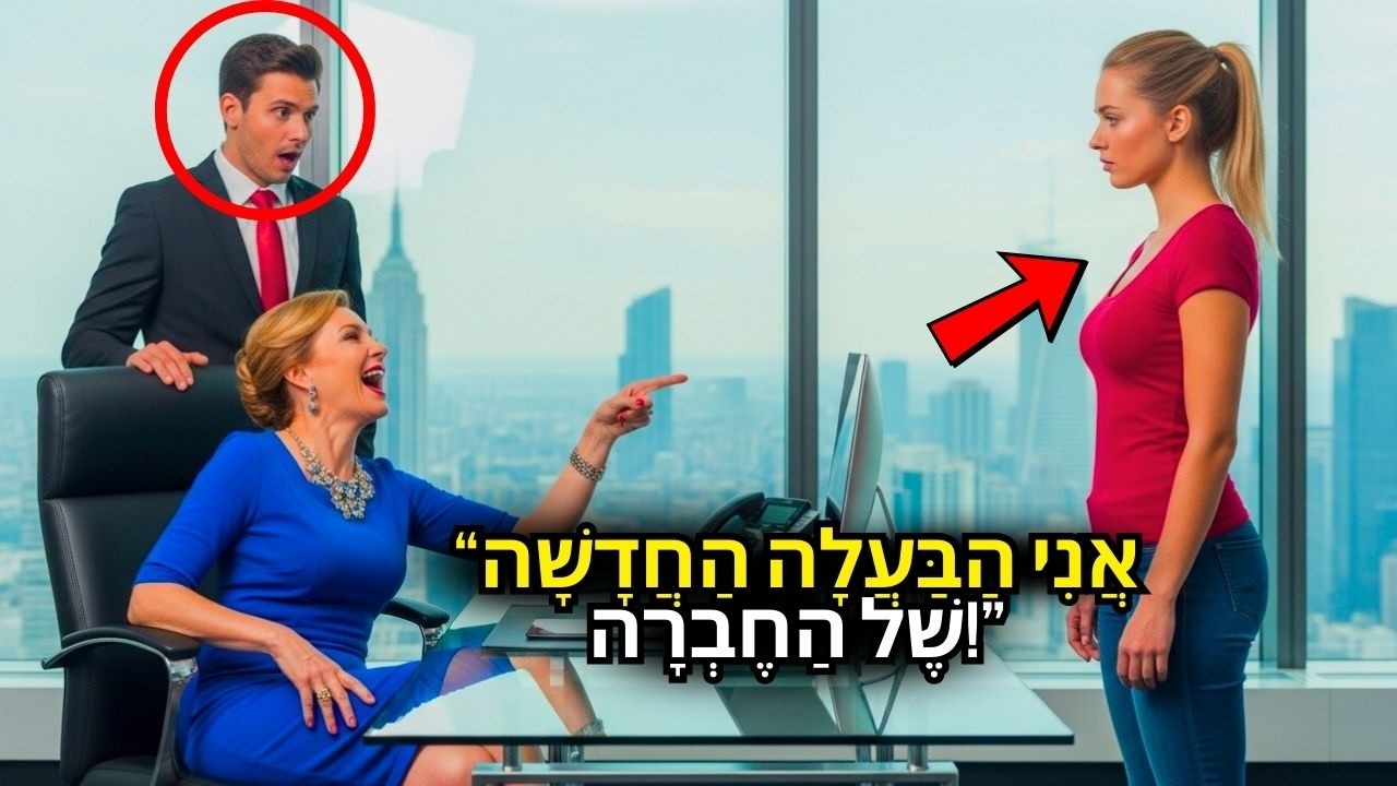 “אֲנִי הַבַּעֲלָה הַחֲדָשָׁה שֶׁל הַחֶבְרָה” אוֹמֶרֶת אִשָּׁה עֲנִיָּה וְאֵשֶׁת הַמִּילְיוֹנֵר צוֹחֶ