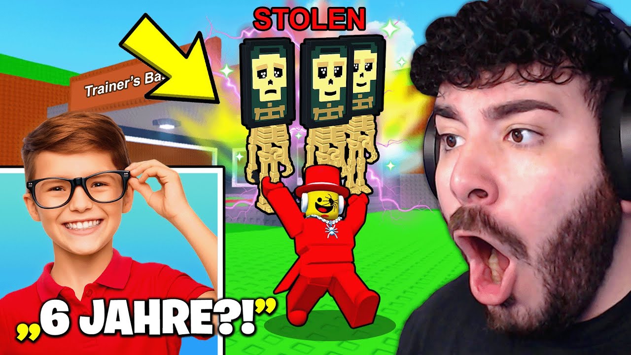 Ich KAUFE einen 6 JÄHRIGEN TRAINER in Steal A Brainrot und PRANKE IHN!