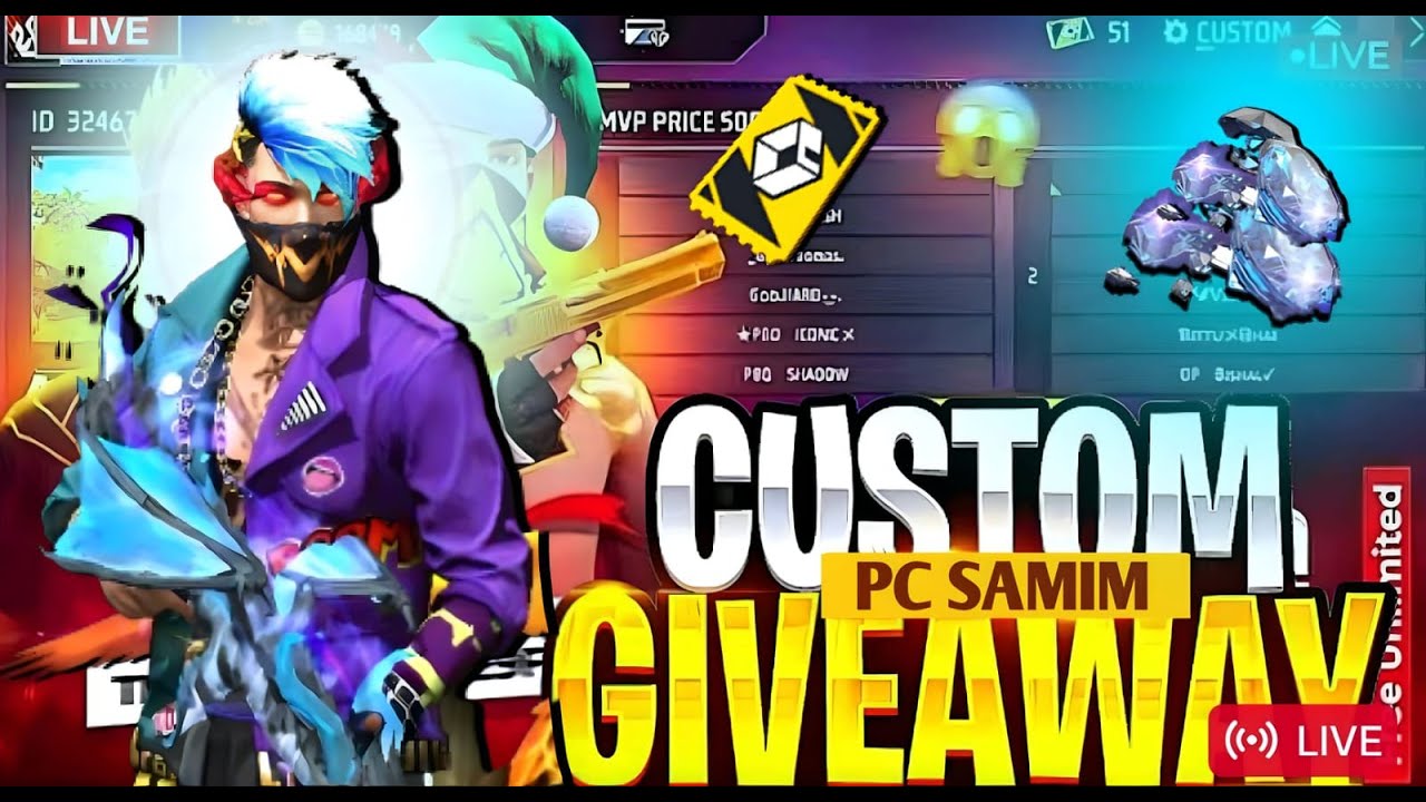 pc-samim Live Stream@FreeFireBangladeshOfficialYT