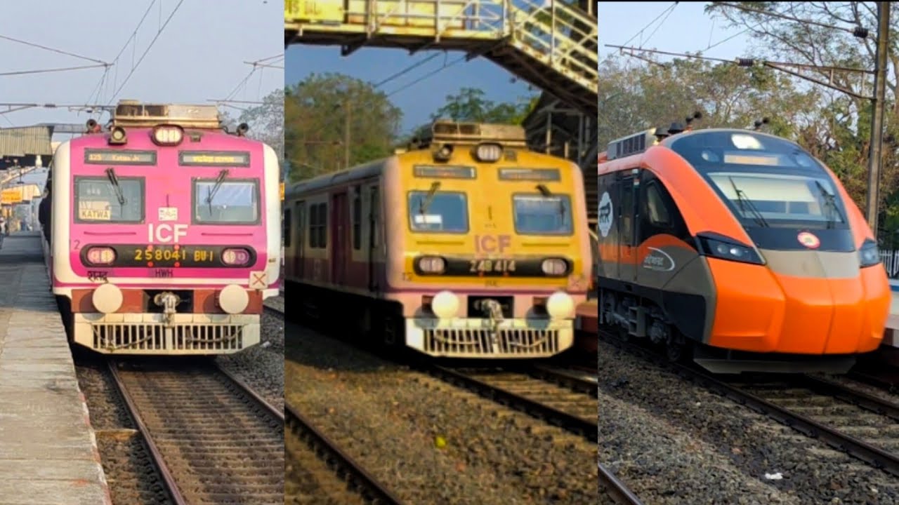 Crazy Various Types Emu Local+High Speed Sleeper Vande Bharat Express Train Action & Spotted । IR