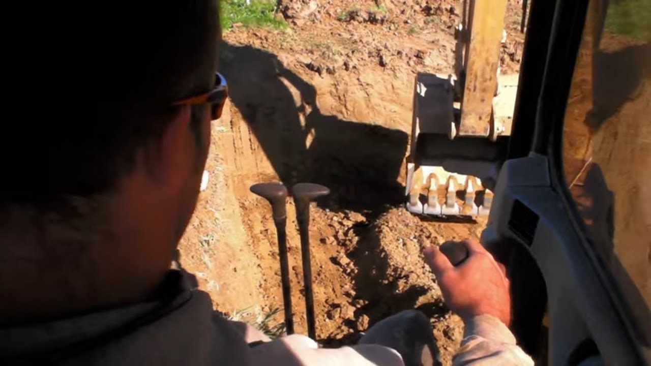 Residential Basement Dig with a Case CX160 Excavator