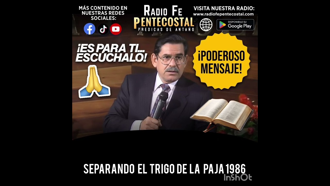 Jose Domingo Muñoz Separando El Trigo De La Paja Nuevo En La Red Inedito 1era Vez En La Red