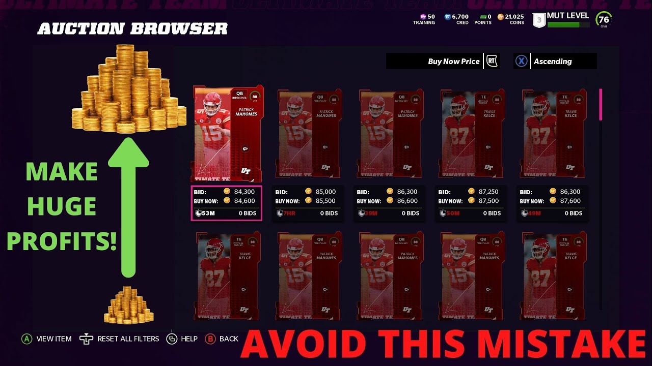 DON'T MAKE THIS MISTAKE WHEN STARTING MUT 22! MAXIMIZE YOUR COINS! HUGE PROFITS!