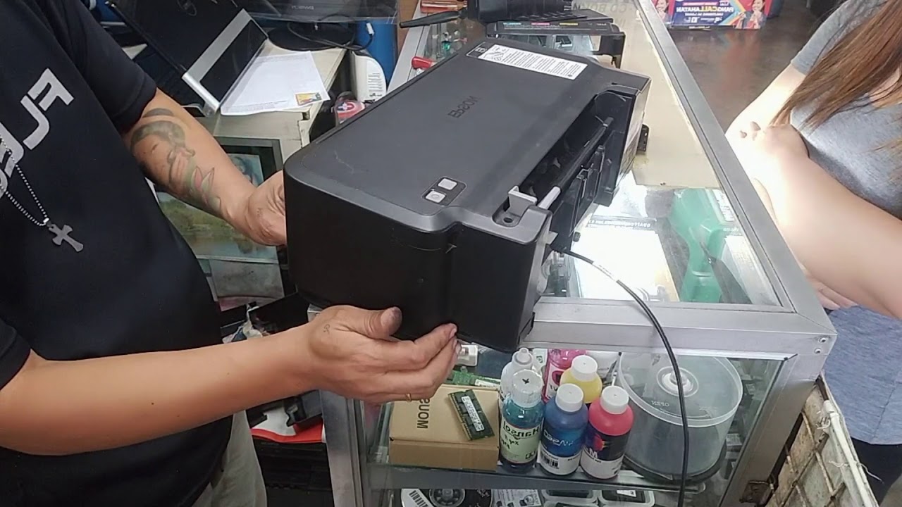EPSON L120 BLINKING LIGHTS ERROR SOLVED.