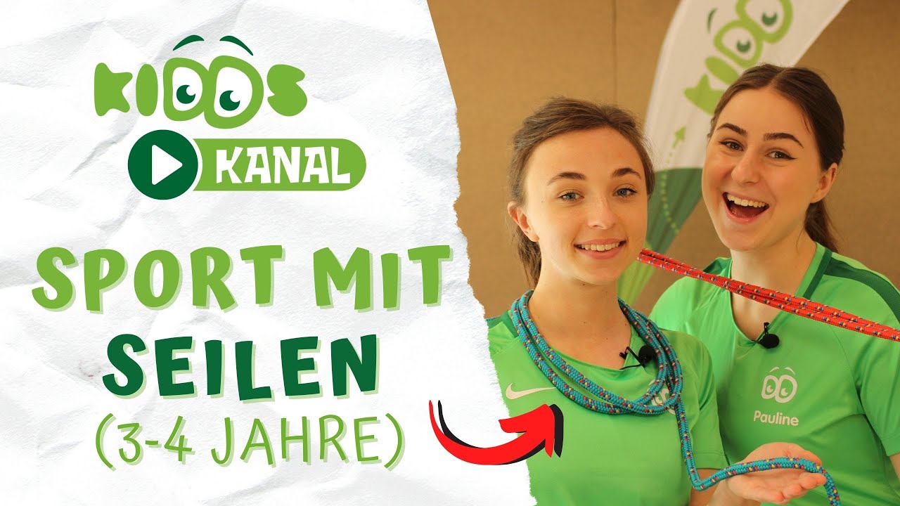#07 Kindersport 👟| 3-4 Jahre | Sport mit Seilen