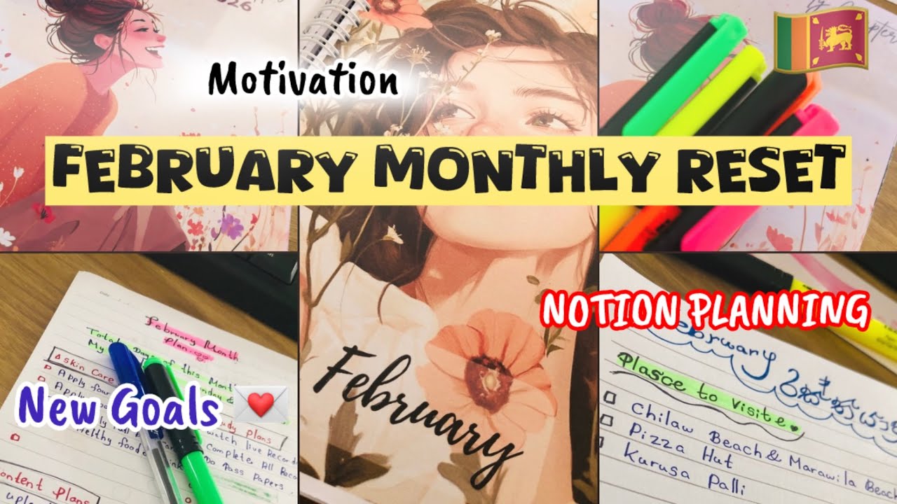 FEBRUARY MONTHLY RESET🫧🍃 | new goals-planning-budget & prepping for new MONTH #dayinmylife#minivlog 