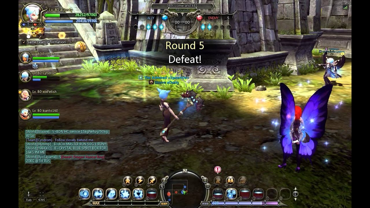 Dragon Nest Captain pvp 5v5 (Majesty) 22/08/15