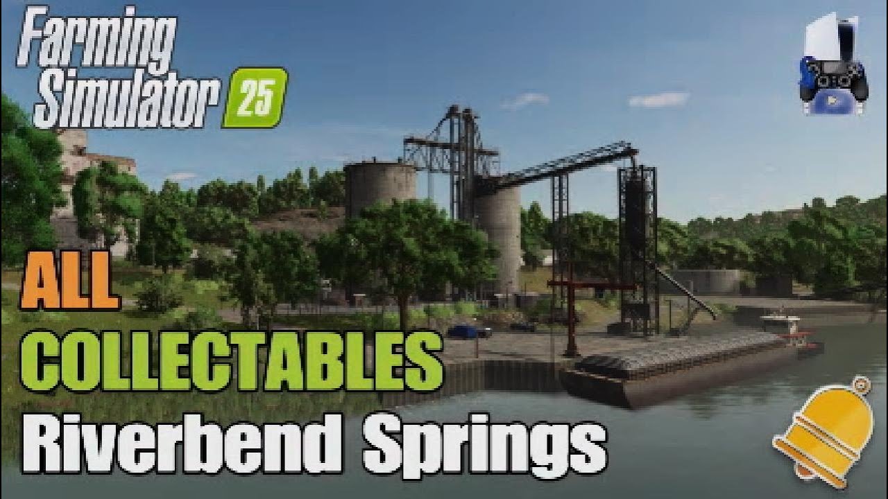 Collectables Riverbend Springs | FS25 | Console | Earn extra money | All 25 Collectables
