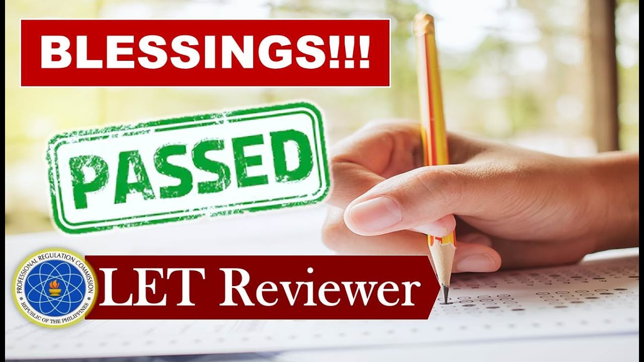 LET Reviewer for Professional Education - BLESSINGS Part 1