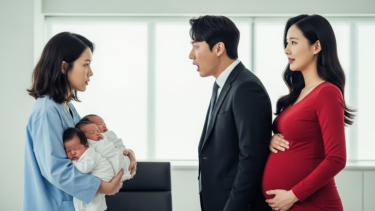 애인의 손을 잡고 강남 VIP 병원에 들어선 박 대표—그 순간, 네 명의 아이와 함께 전처가 나타났다
