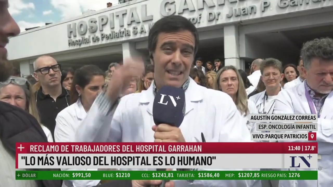 Reclamo de trabajadores del Hospital Garrahan: polémica por bono de $500.000