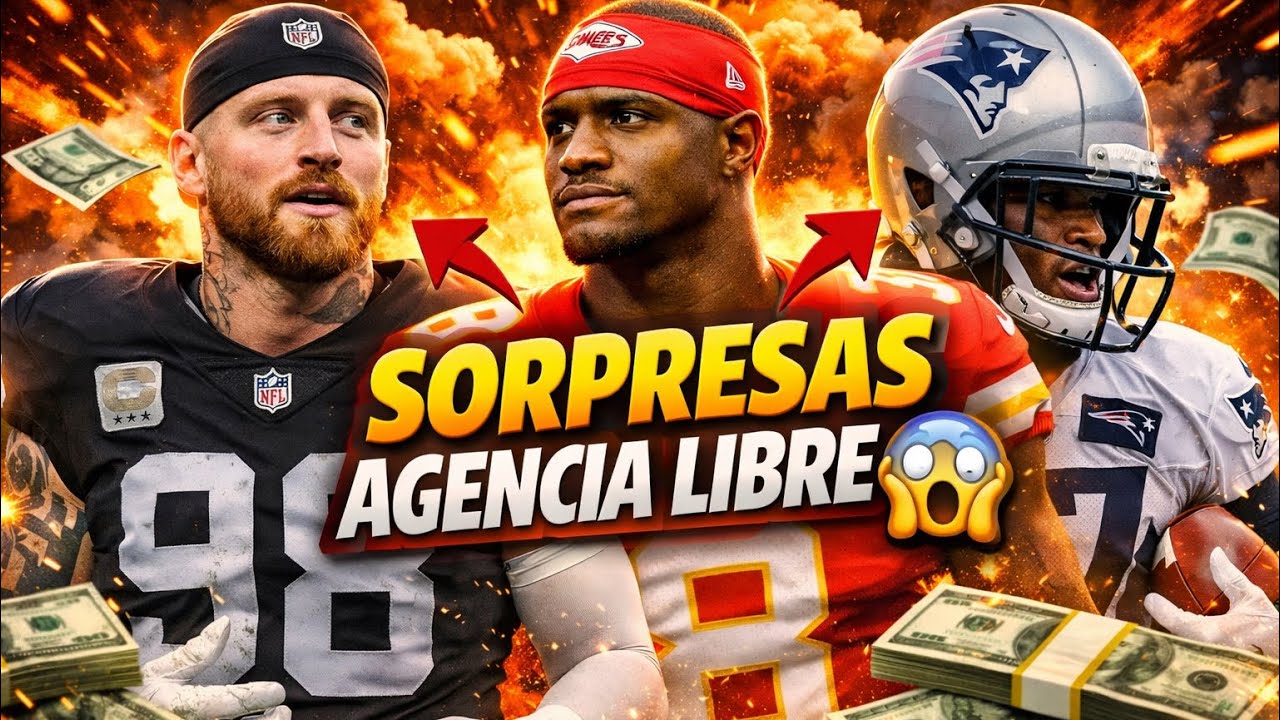 AGENCIA LIBRE :  LOS MOVIMIENTOS MÁS LOCOS EN LA #nfl 😱