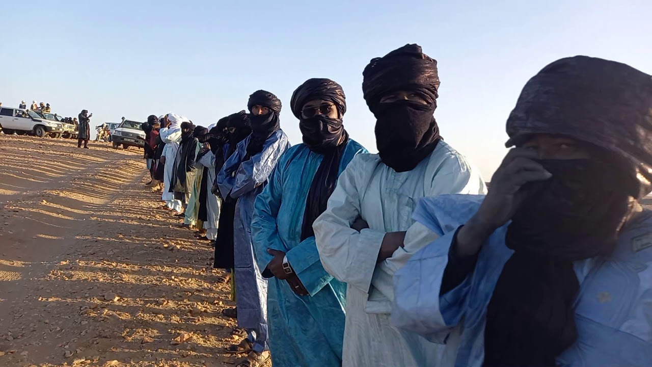 استقبال الوفد الاتي من تيمياوين بملتقى كل تيجريرين ان رجناتن في واد تسامق