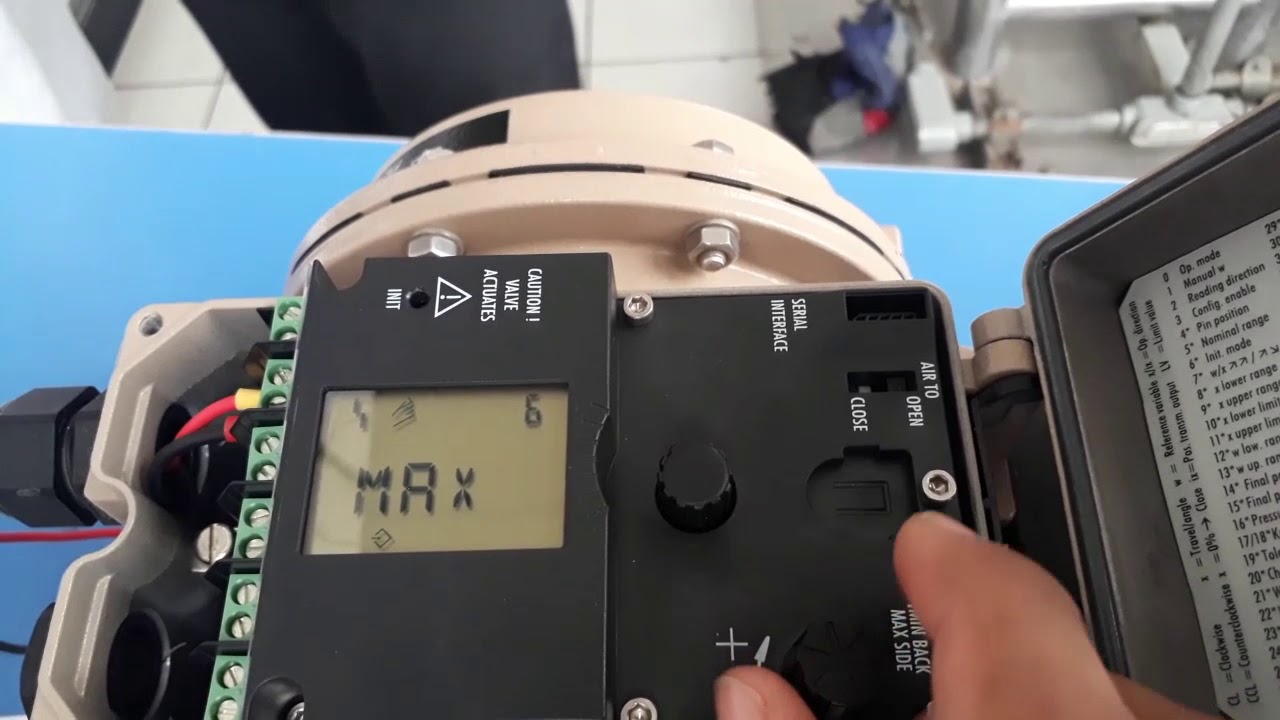 INSTRUMENTACION CONFIGURACION VALVULA SAMSON