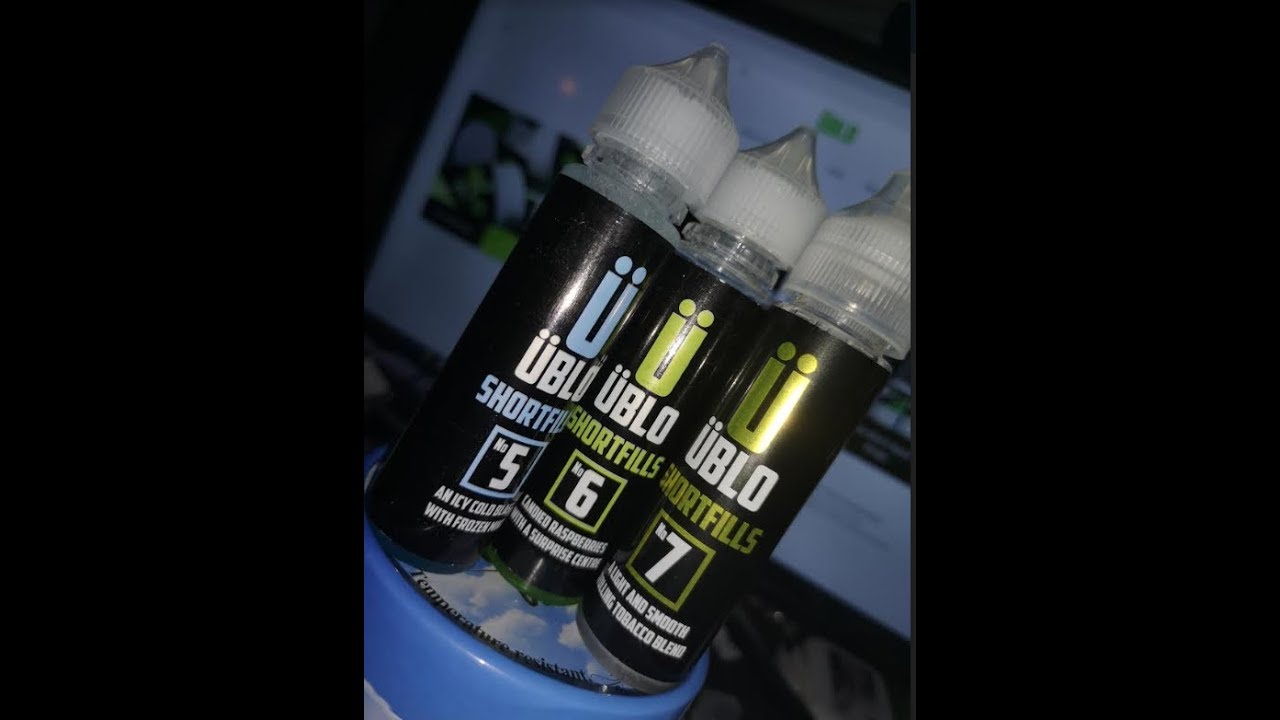 Juice Review - 3 Flavours from Ublo numbers 5,6 & 7