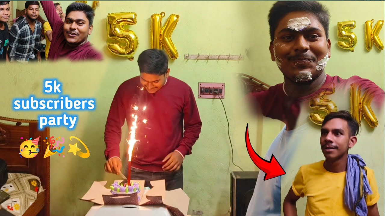5,000 subscriber complete party 🎉🥳|| আজ আমার একটা ছোট্ট স্বপ্ন পূরণ হল ❤️|@dspigeon519 