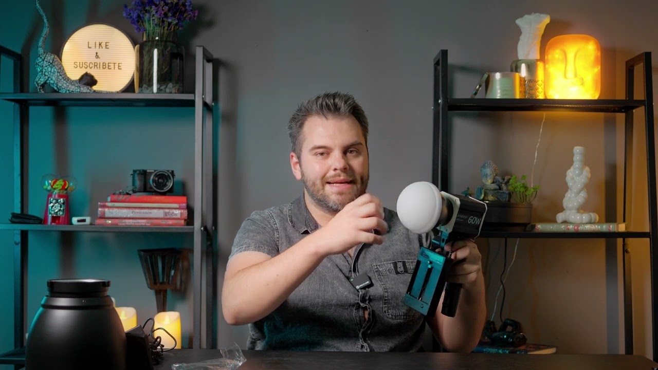 Lampara LED economica para tus videos | Andoer 60W | Review