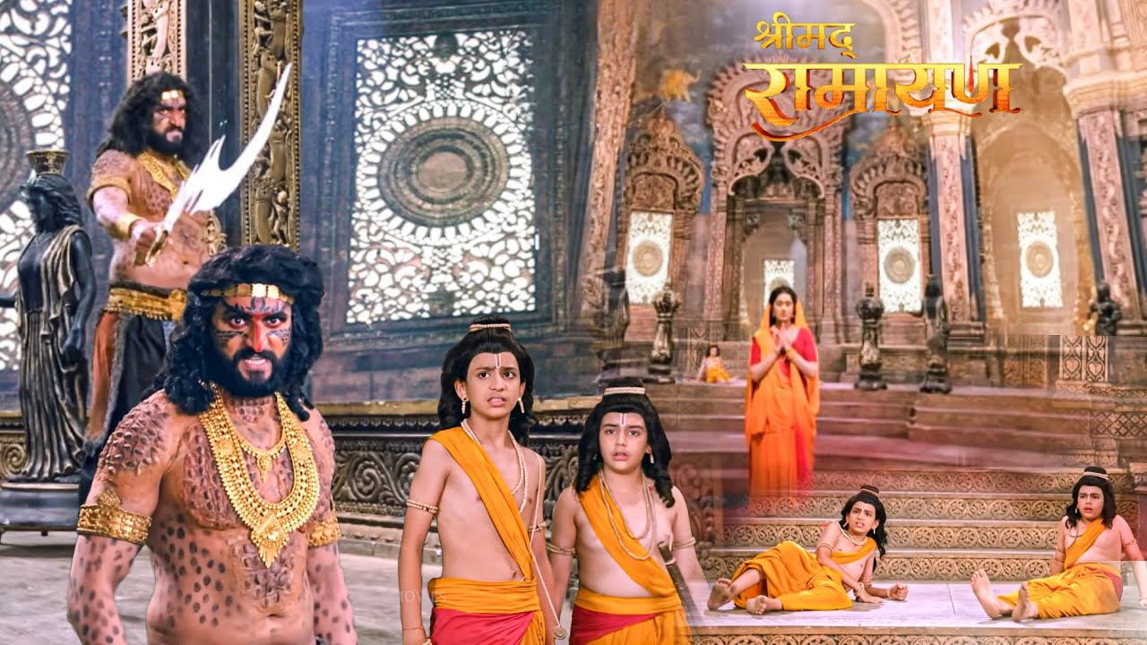 मां सीता को बचाने आए लव-कुश पर मकर असुर ने किया जानलेवा हमला || Shrimad Ramayan | Full Episode ||