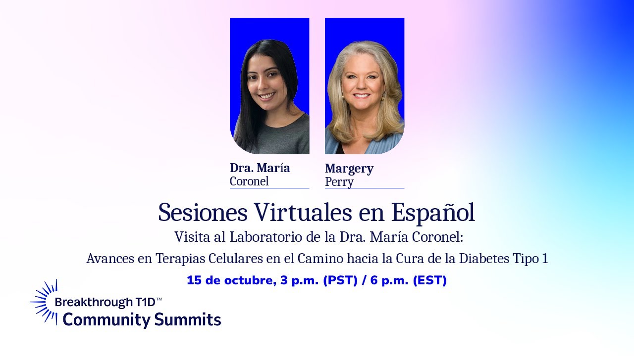 EN VIVO: Avances en terapias celulares hacia la cura de la diabetes tipo 1.