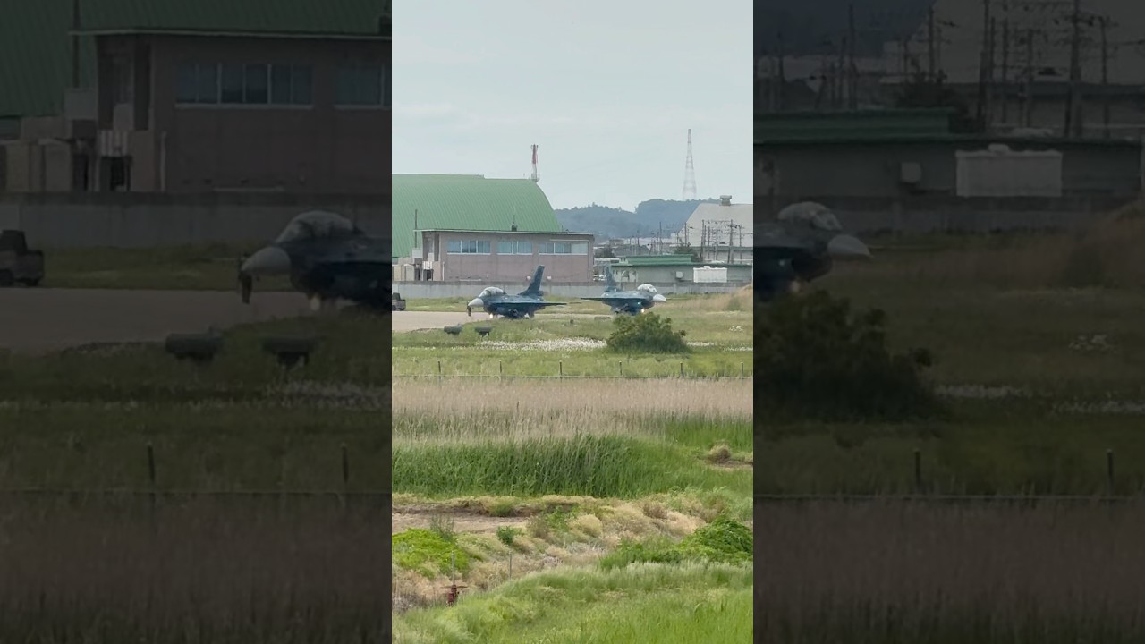 第21飛行隊航空教育集団 訓練F-2B&times;2#shorts #訓練 #F-2#航空自衛隊 #教育集団#shortsvideo #戦闘機 #日本