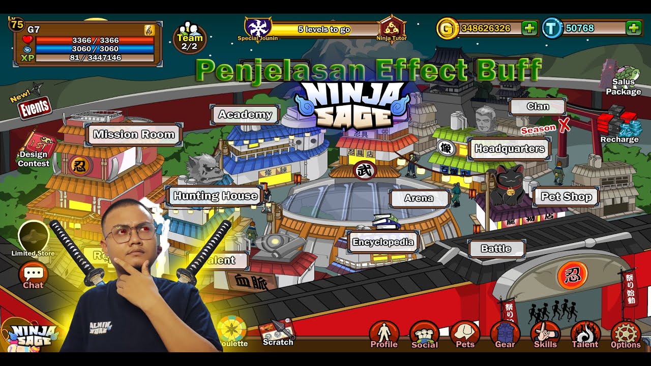 Penjelasan Efek Buff Ninja Sage Indonesia