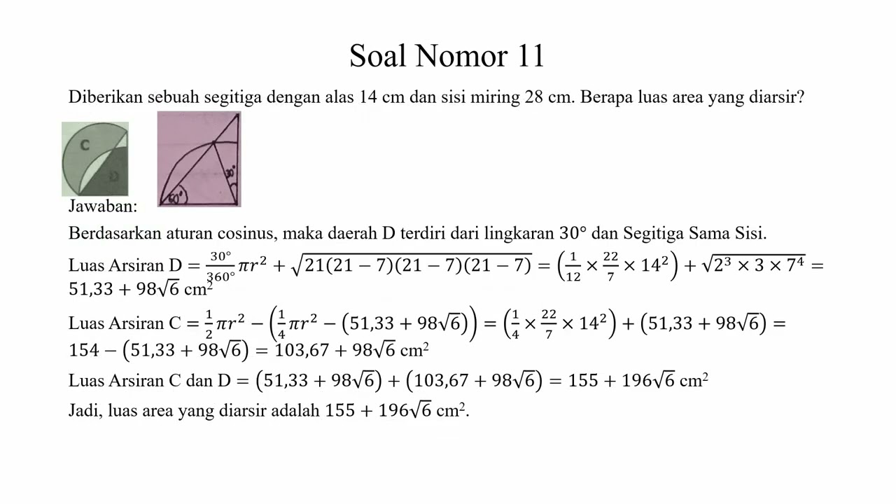 Latihan Soal Olimpiade Matematika SD (Geometri (Model Soal SIMCC))