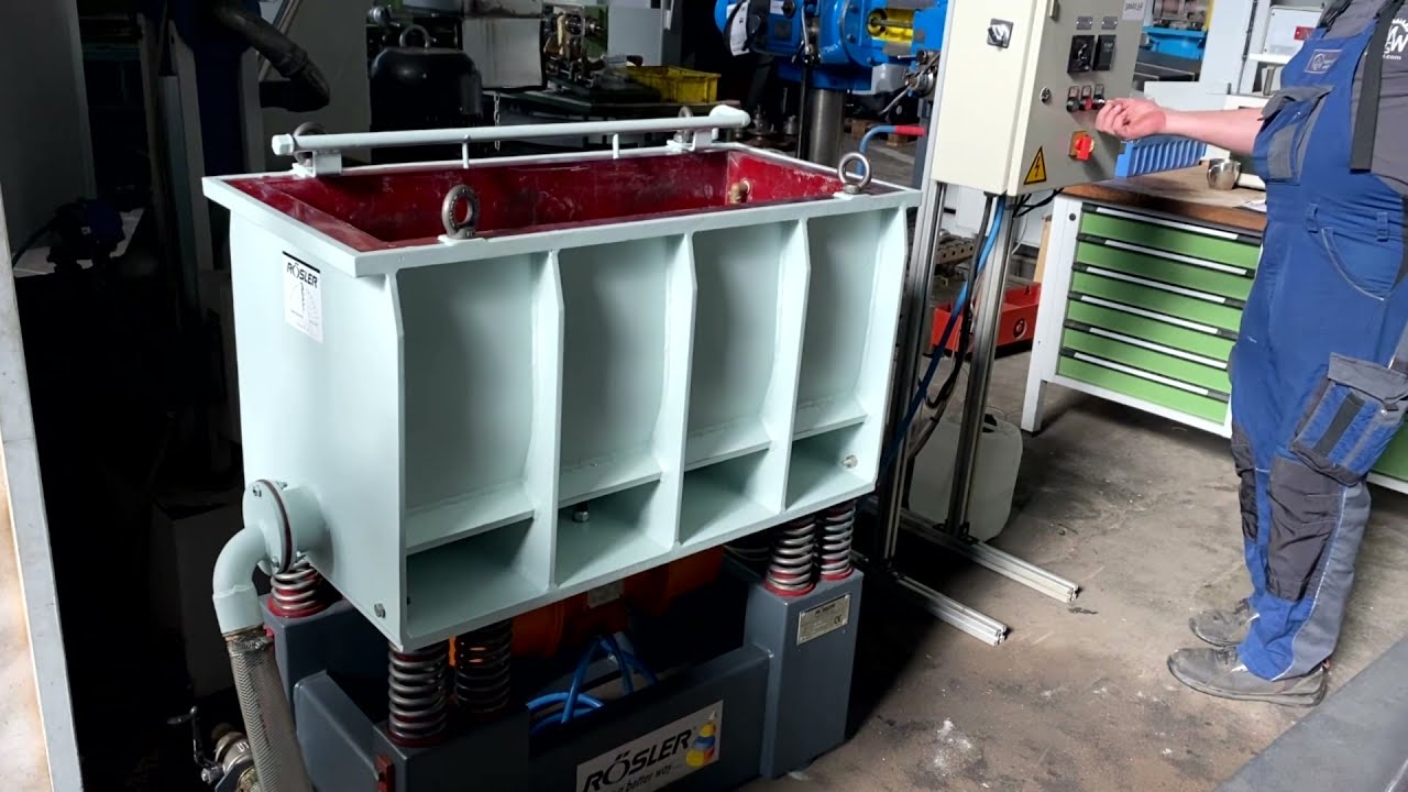 0800037 Gleitschleifmaschine Rösler R420 EC oL