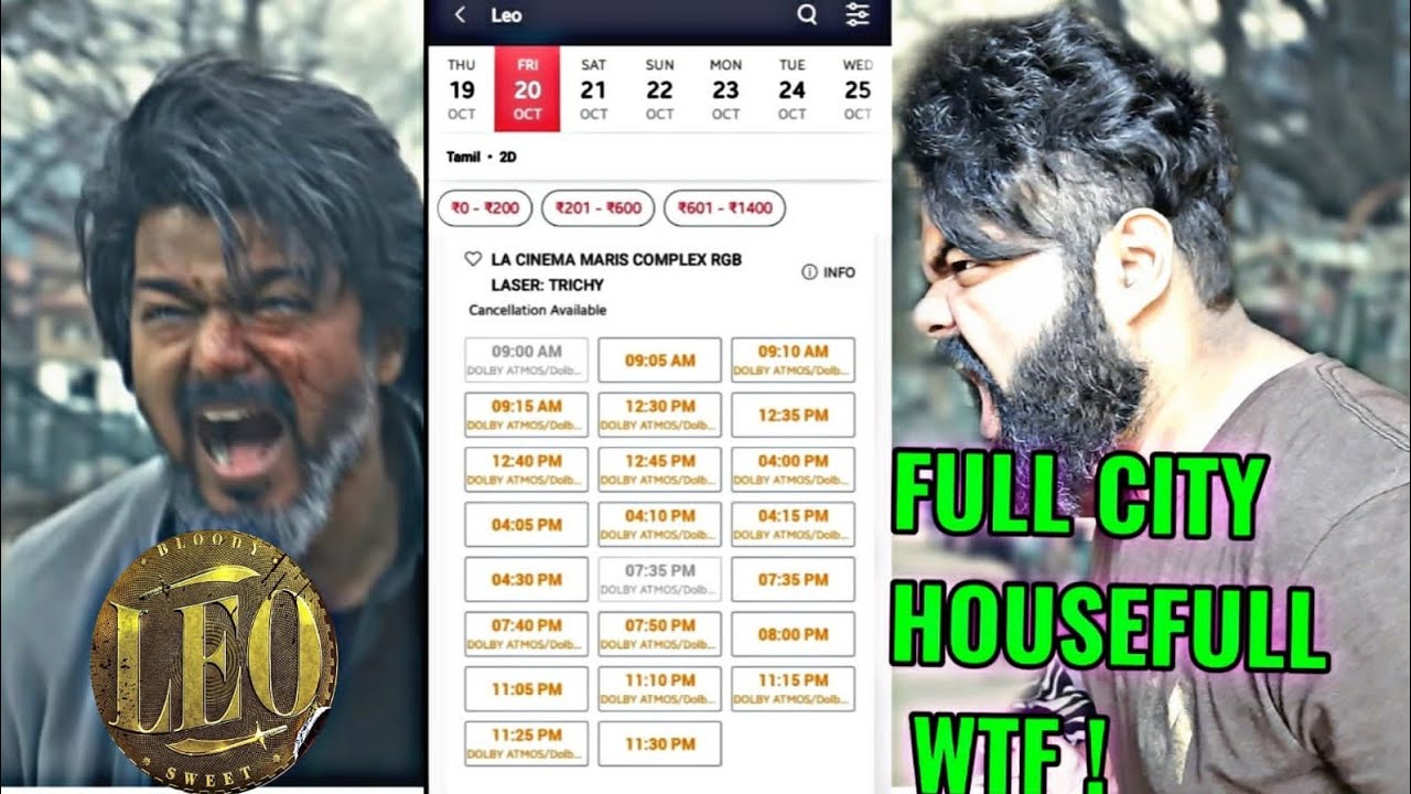 LEO BOX OFFICE COLLECTION DAY 1 | LEO ADVANCE BOOKING REPORT 2 | THALAPATHY VIJAY | HUGE